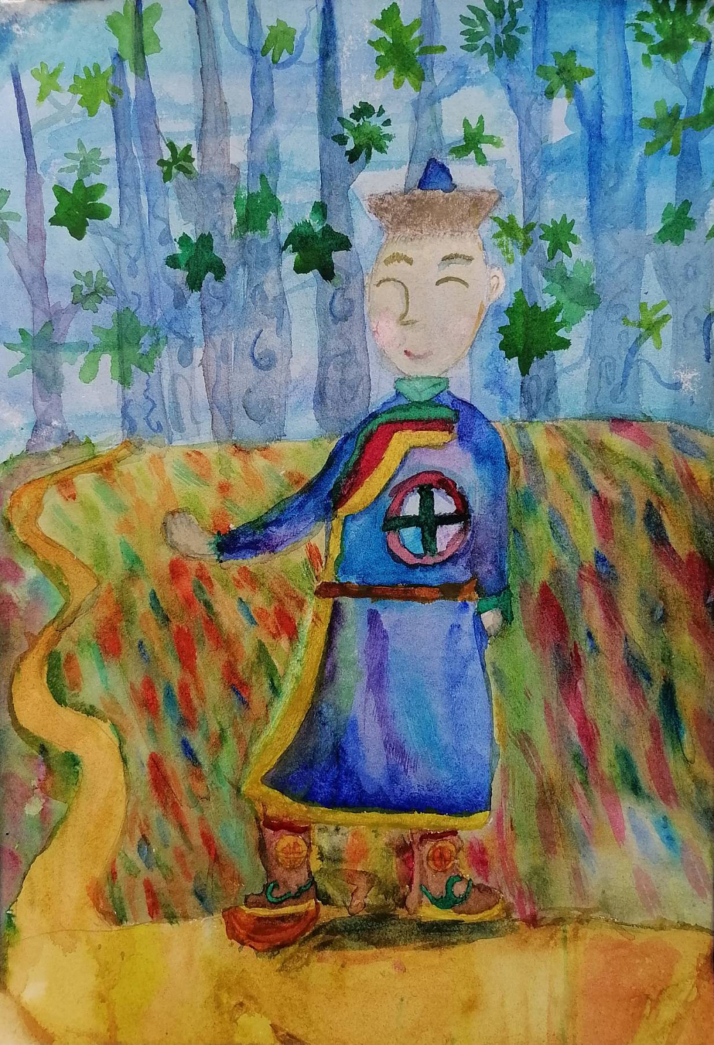 Бурюхаева Алтана, 8 лет. 