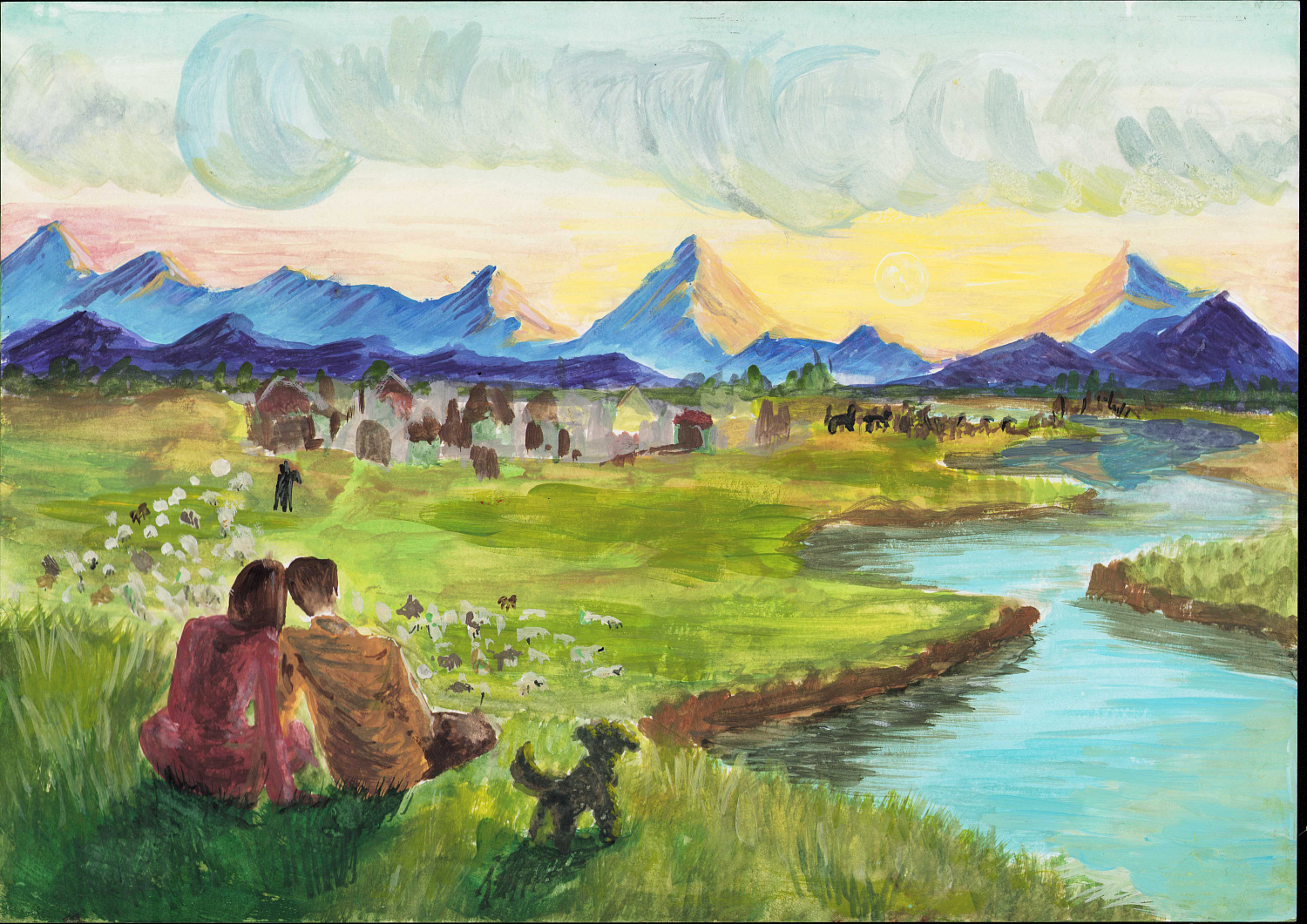Галсанова Нарана, 16 лет. 
