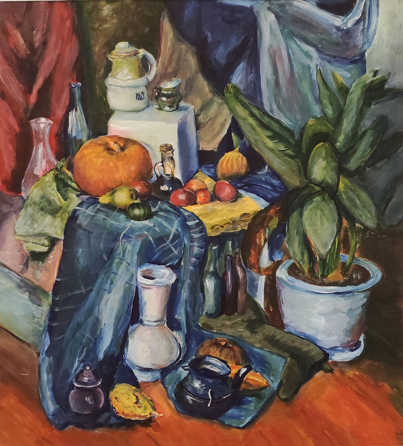 Раднаева Юмжана, 16 л., бум., акрил, 2016 г. Преподаватель Богомазов М.В.